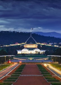 Image of Parliament in Canberra